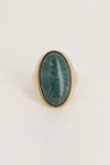 Bague Orphéa - Jaspe vert