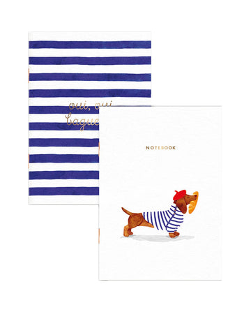 Set de 2 carnets - Oui Baguette