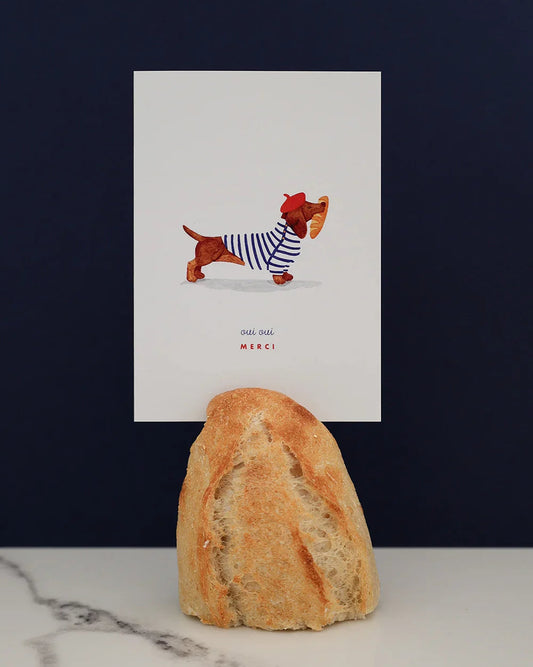 Carte postale Oui Oui Merci