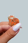 Pin's Panda roux