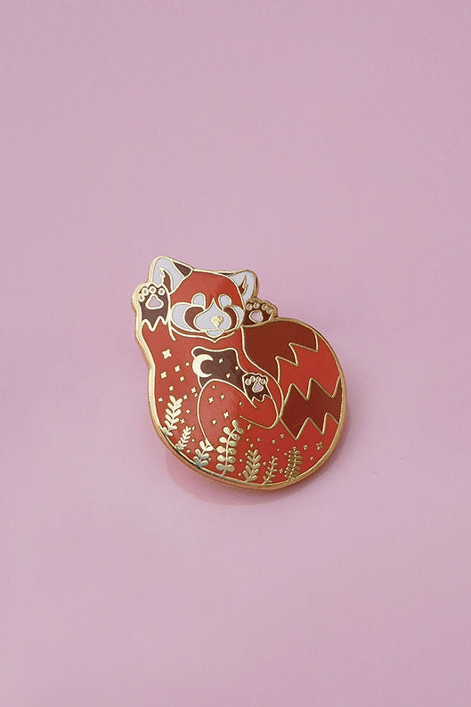 Pin's Panda roux
