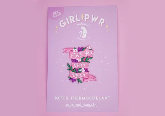 Patch thermocollant Fuck You Very Much