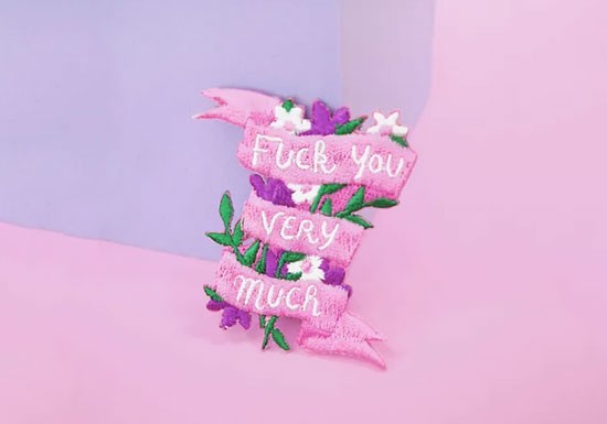 Patch thermocollant Fuck You Very Much