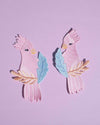 Duo de patchs thermocollants Oiseaux Cacatoès