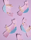 Duo de patchs thermocollants Oiseaux Cacatoès