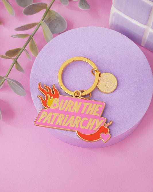 Porte-clé Burn the Patriarchy Limistic