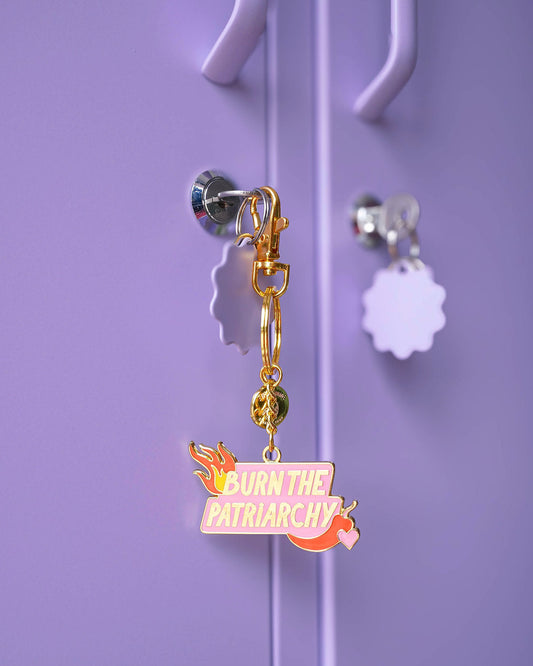 Porte-clé Burn the Patriarchy Limistic