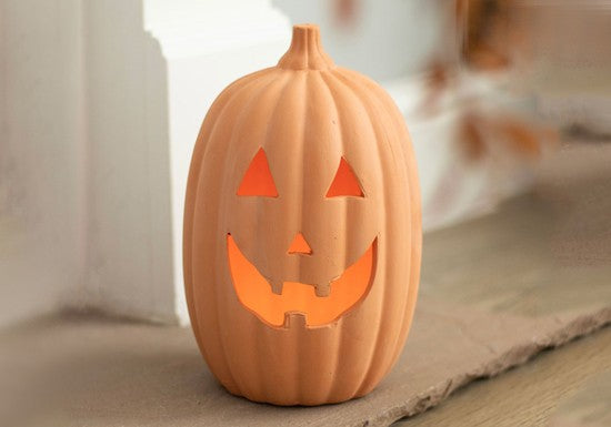 Photophore Citrouille d'Halloween 30 cm