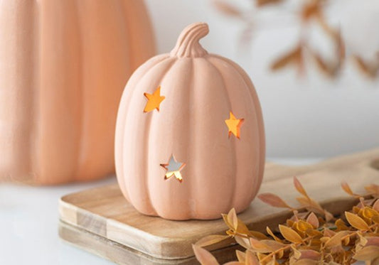 Photophore Citrouille étoilée