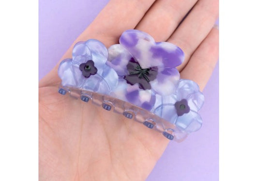 Pince à cheveux Bouquet de Pensées