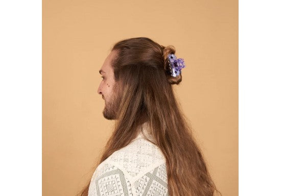 Pince à cheveux Bouquet de Pensées