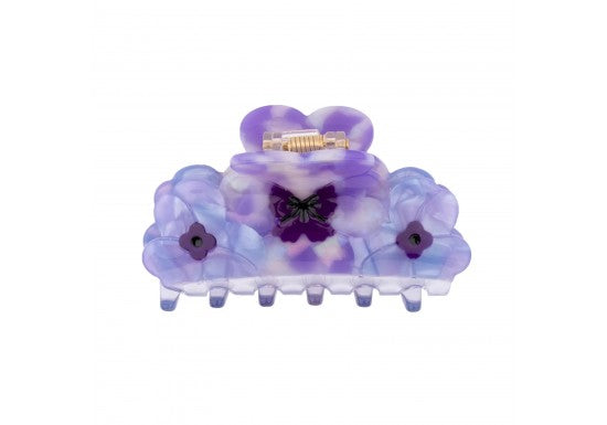 Pince à cheveux Bouquet de Pensées