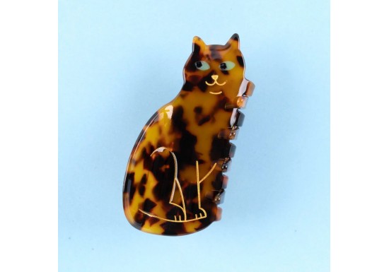 Pince à cheveux Chat Bengal