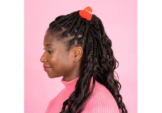 Pince à cheveux Cœur rouge