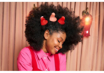Pince à cheveux Cœur rouge