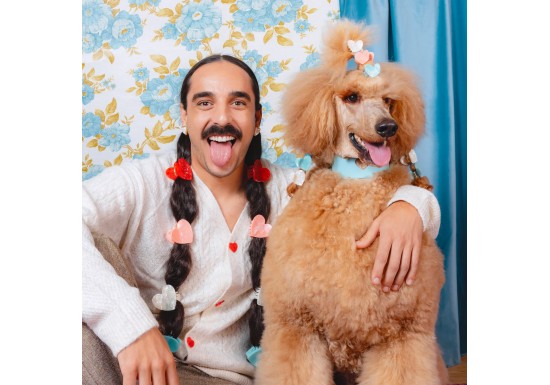 Pince à cheveux Cœur rouge