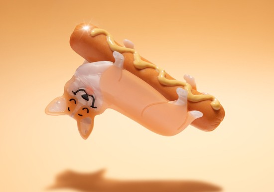 Pince à cheveux Corgi