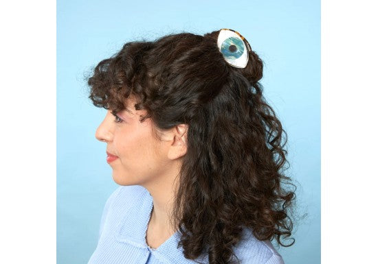 Pince à cheveux Oeil - Bleu