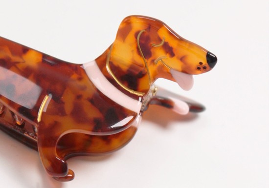 Pince à cheveux Teckel