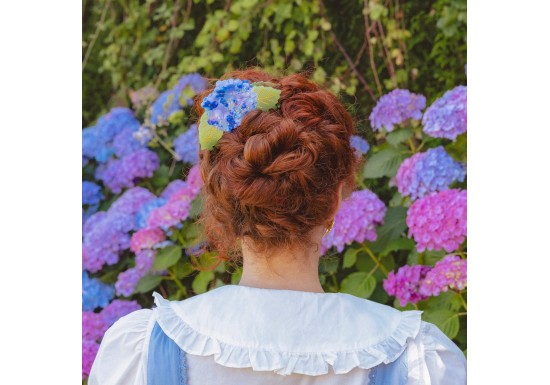 Pince à cheveux XL Hortensia