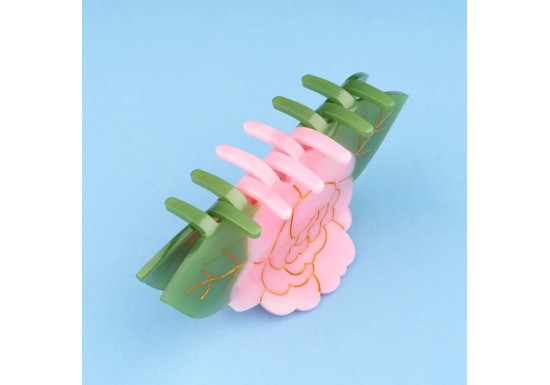 Pince à cheveux XL Pivoine