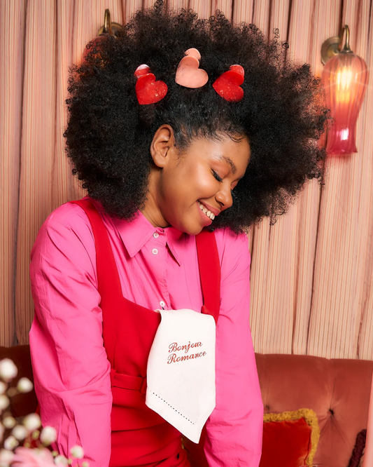Pince à cheveux Cœur rouge