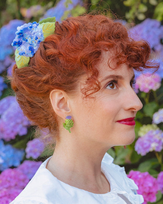 Pince à cheveux XL Hortensia