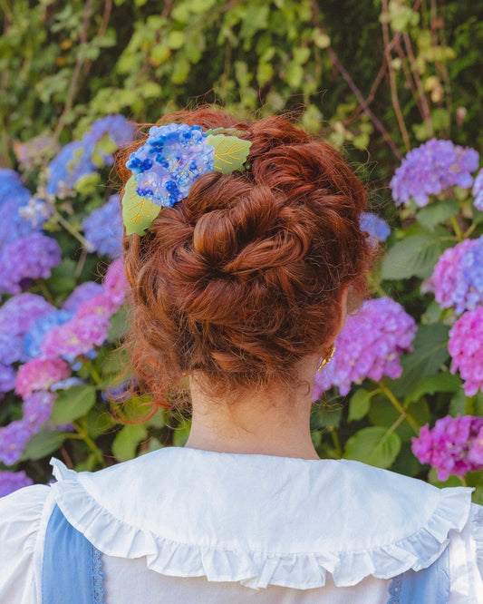Pince à cheveux XL Hortensia