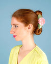 Pince à cheveux XL Pivoine