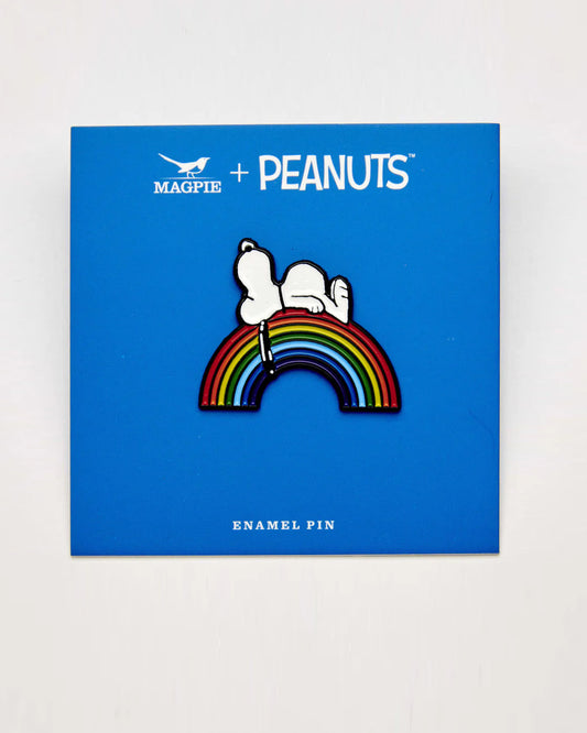 Pin's Snoopy Good Vibes - Arc-en-ciel