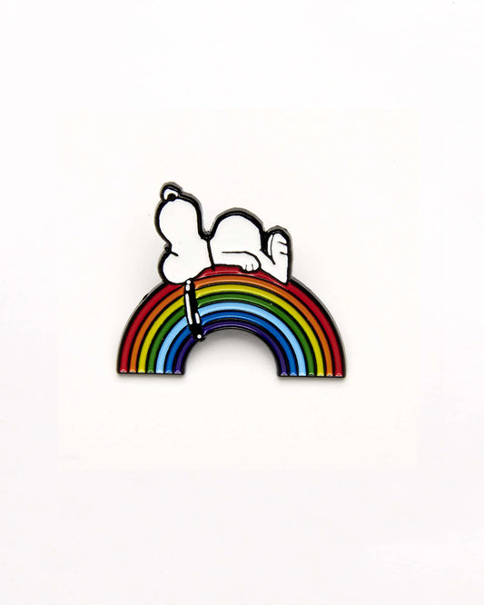 Pin's Snoopy Good Vibes - Arc-en-ciel