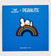 Pin's Snoopy Good Vibes - Arc-en-ciel