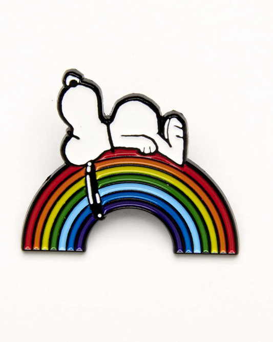 Pin's Snoopy Good Vibes - Arc-en-ciel