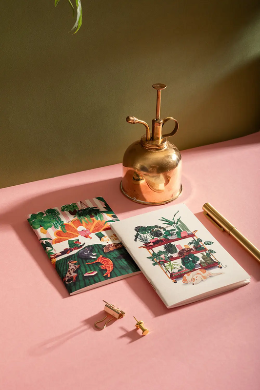 Set de 2 carnets - Life with Pets & Plants