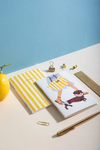 Set de 2 carnets - Summer Dachshund