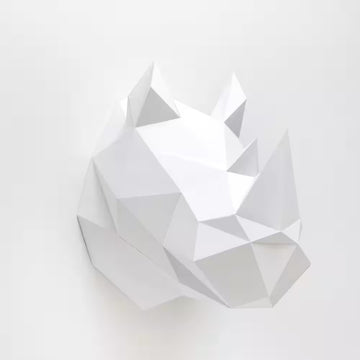 Trophée Rhino blanc