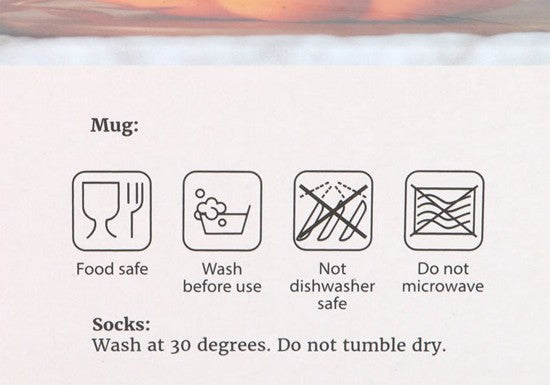 Set Mug et Chaussettes d'automne