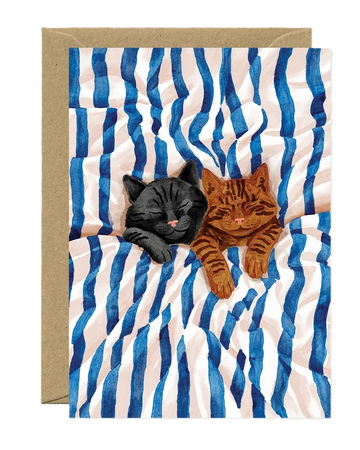 Carte postale Sleeping cats