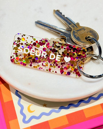 Porte-clés Sœur de 💖