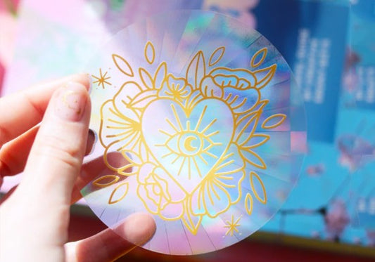 Sticker Suncatcher "Ex-Voto" - Créateur d'Arc-en-Ciel