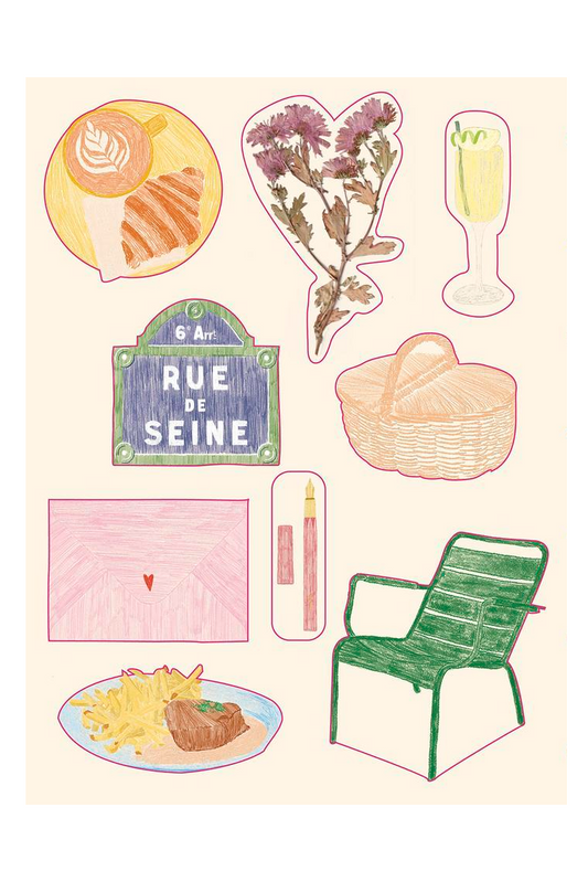 Paris Chéri - Stickers Book