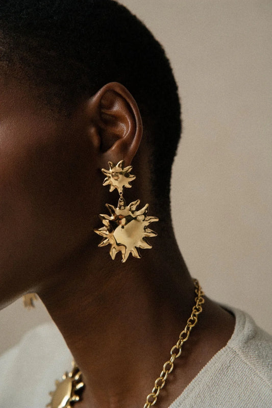Boucles d'oreilles Sun