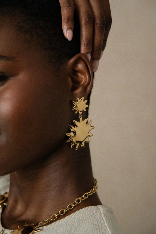 Boucles d'oreilles Sun
