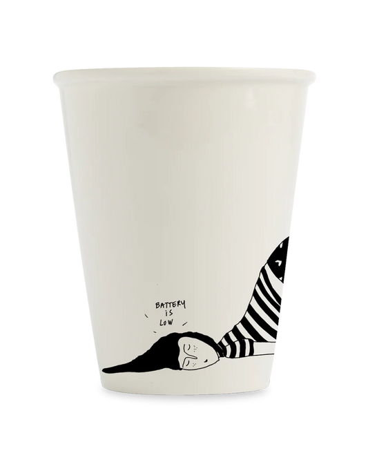 Tasse Battery low