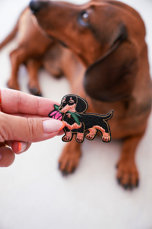 Broche Teckel
