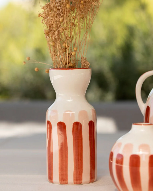 Totem en céramique Mediterranea - Rayures