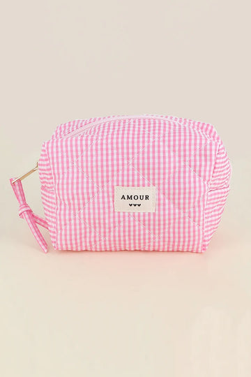 Trousse Amour - Vichy rose
