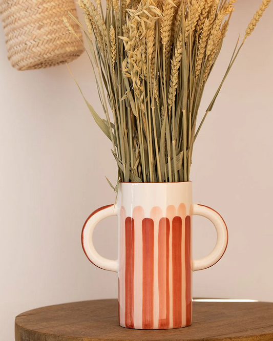 Vase en céramique Mediterranea - Rayures