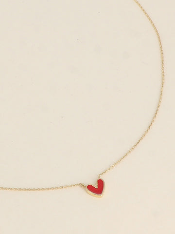 Collier Yesenia - rouge