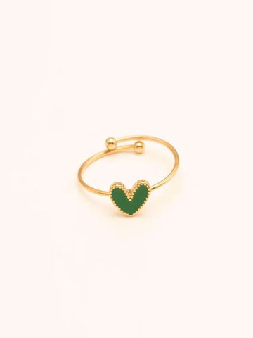 Bague Yesenia - Vert foncé